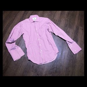 PINK Men’s Dress Shirt Cuff Link sleeves 14.5 36/37